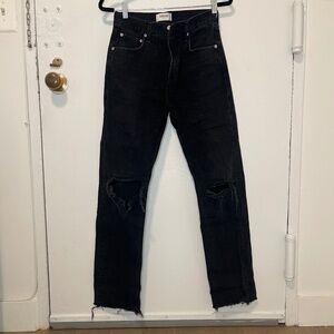 AGOLDE  Cherie High Rise Straight in Distortion Size 26